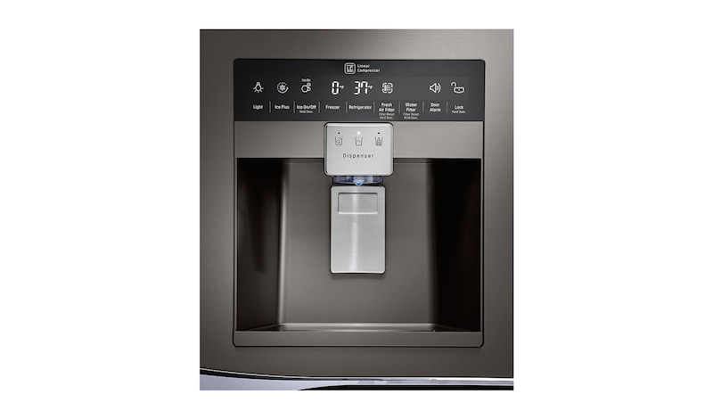 LG 36" Black Stainless Steel French Door Refrigerator with Door-in-Door®, 30 cu.ft., LPXS30866D